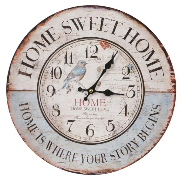 Wanduhr Clayre & Eef HOME SWEET HOME