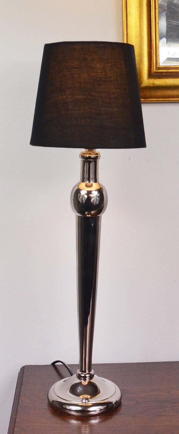 Tischlampe Colmore inklusive Lampenschirm Silber