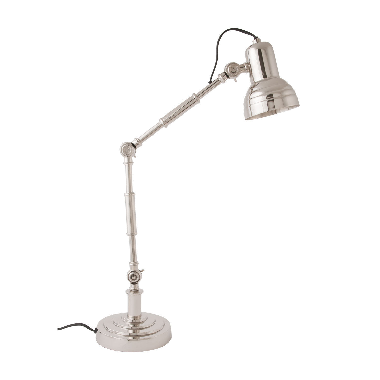 Tischlampe 3 Gelenke Silber Clayre & Eef