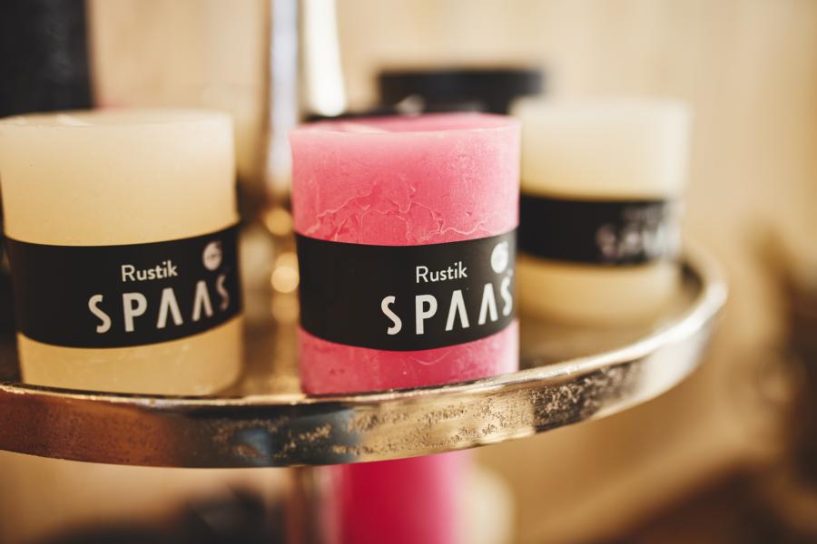 Stumpenkerze Rot Rustic 19x7 cm