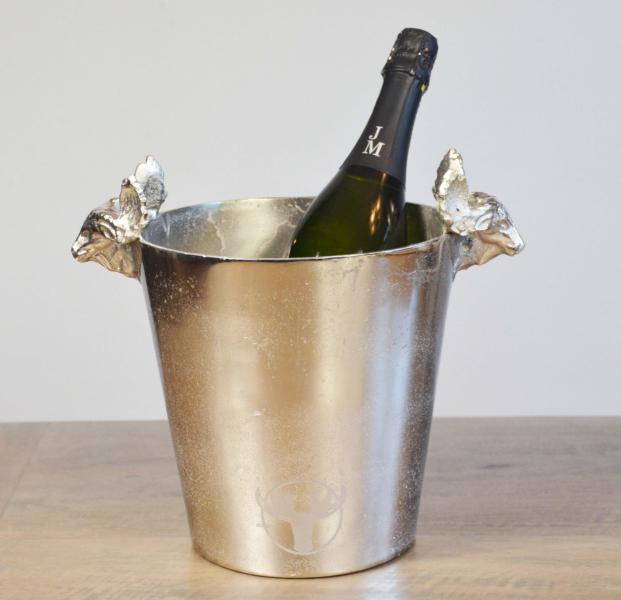 Champagnerkühler Elch
