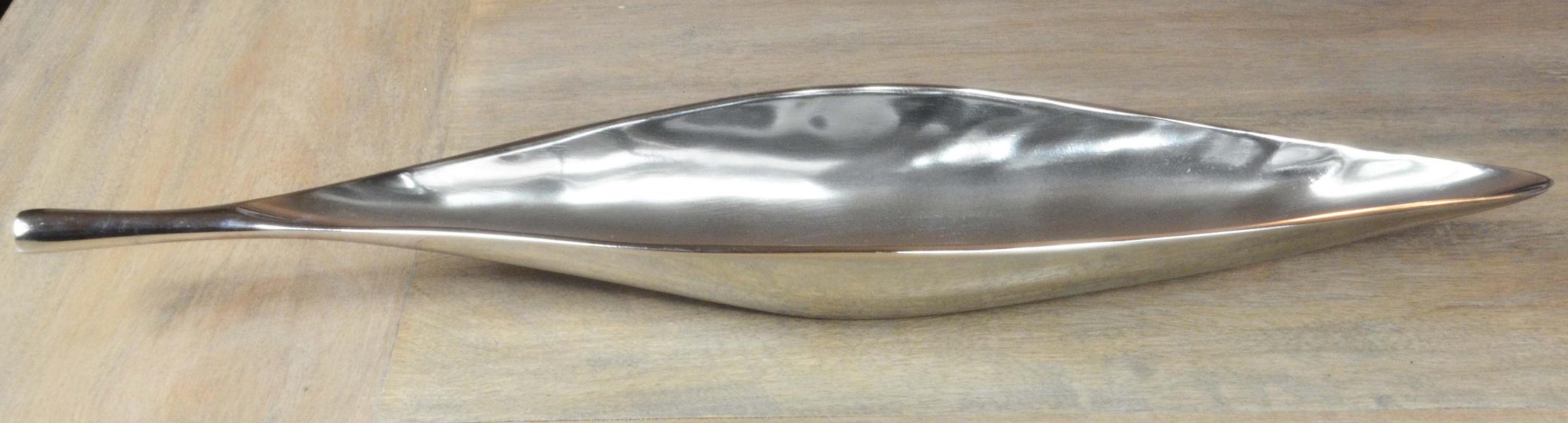 Schale Colmore Silber Blatt Aluminium