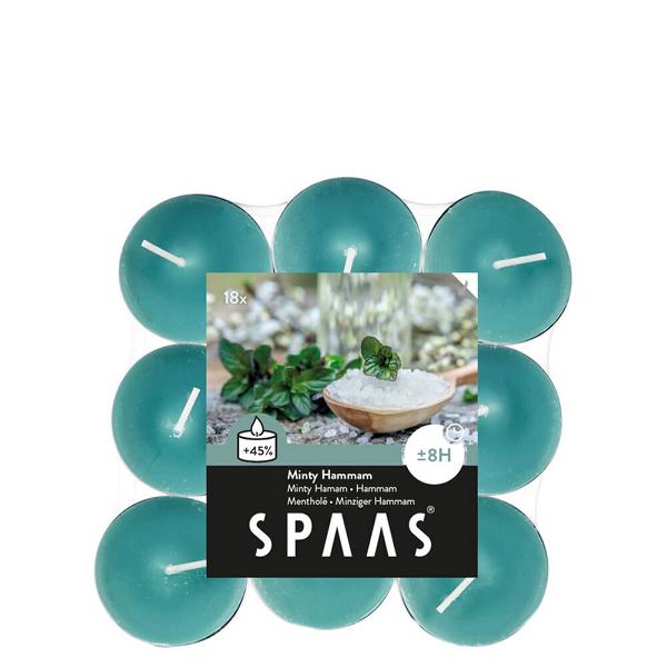 Teelichter Duft Minziger Hammam 18 Stück 8 h